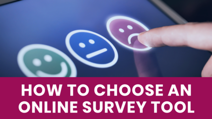 Choosing online surveys