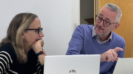 colin with BYOT participant