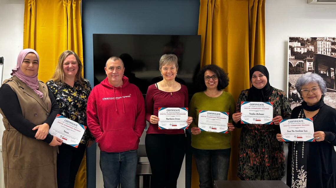 Group shot of Digital Champions graduates