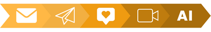 email to AI icon in orange