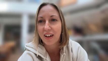 screen grab of jo from online interview