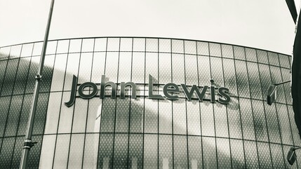 John Lewis sign on building