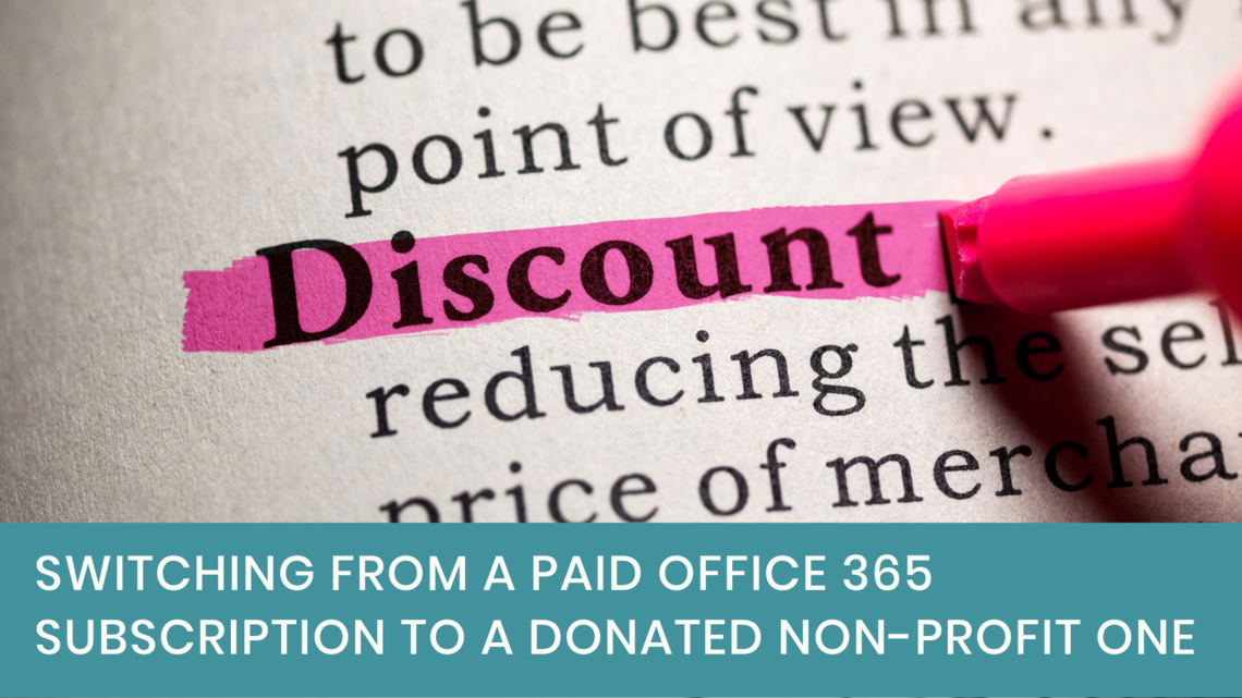 Switching to a donated non-profit Office 365 subscription - Superhighways