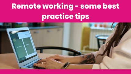 Remote working best practice