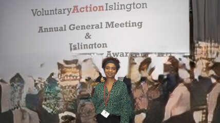 tsigereda at voluntary action islington AGM