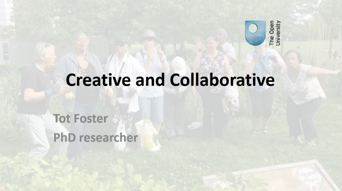 Creative and collaborative first slide