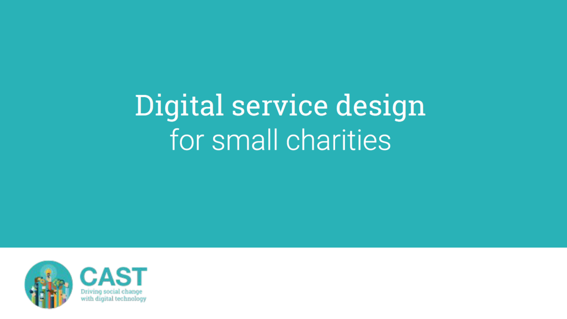 Digital service design first slide