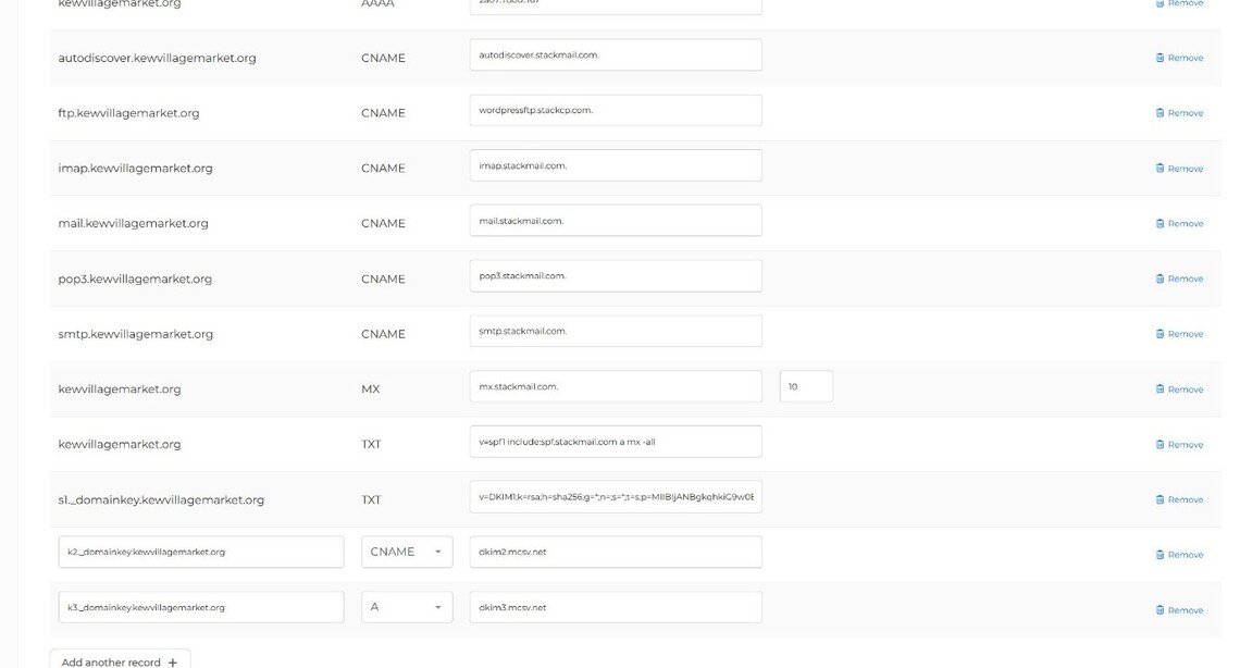 domain authentication step 5