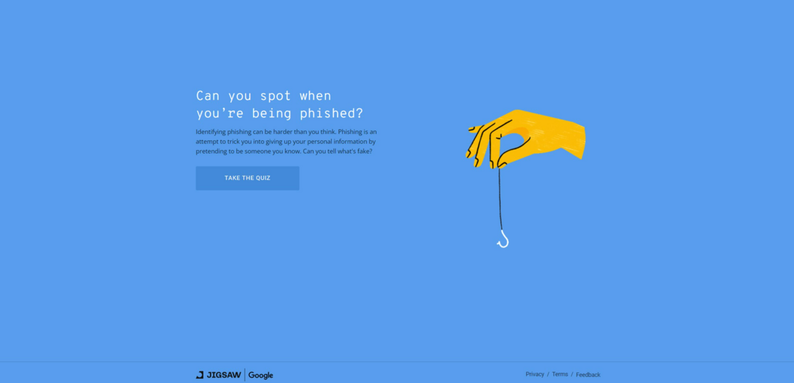 Google phishing quiz